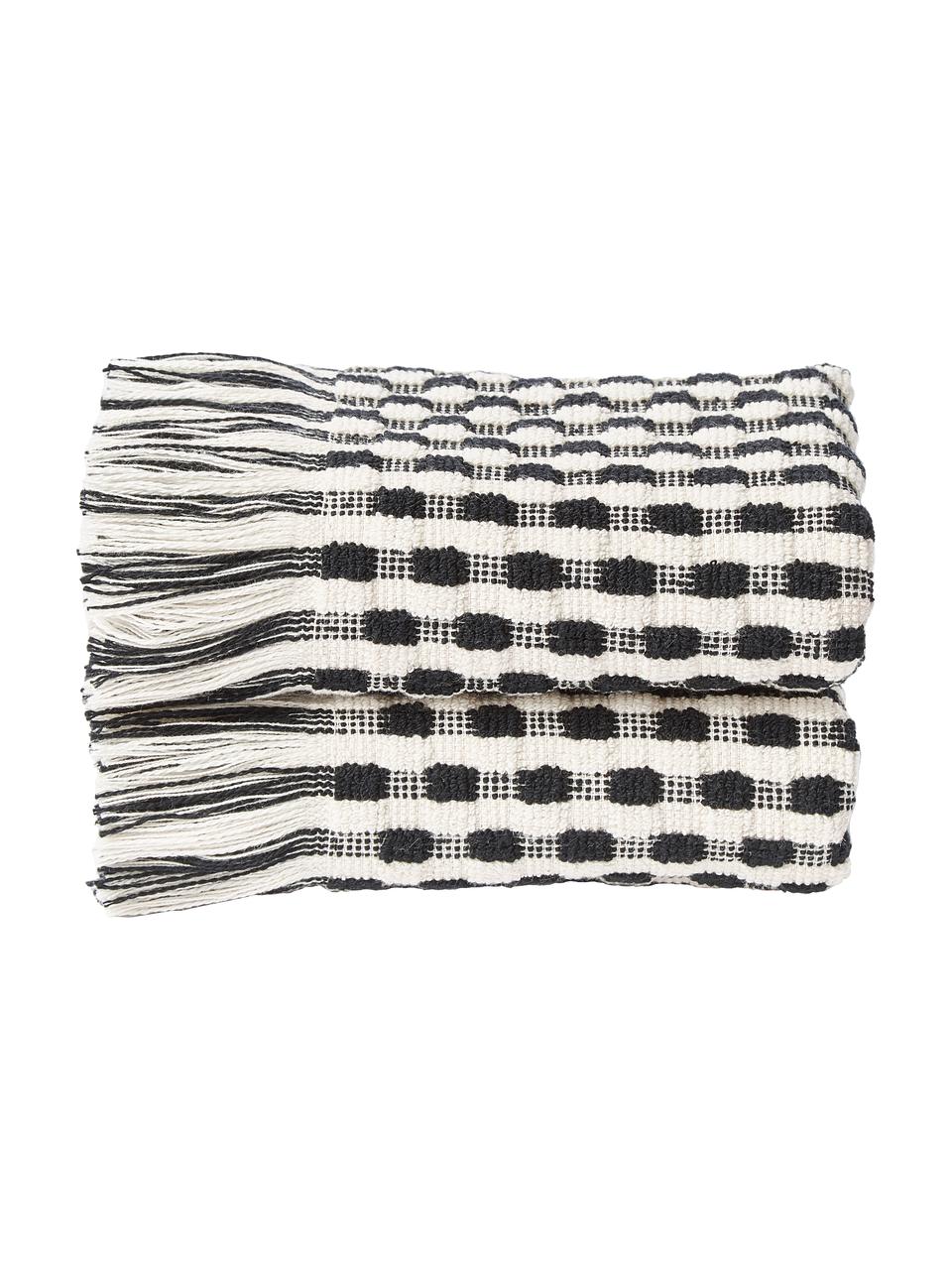 Serviette de toilette texturée Junipe, tailles variées, 100 % coton
Qualité supérieure 600 g/m²

Le matériau est certifié STANDARD 100 OEKO-TEX®, 3883CIT, CITEVE, Blanc cassé, noir, Serviettes invité XS, larg. 30 x long. 50 cm , 2 pièces