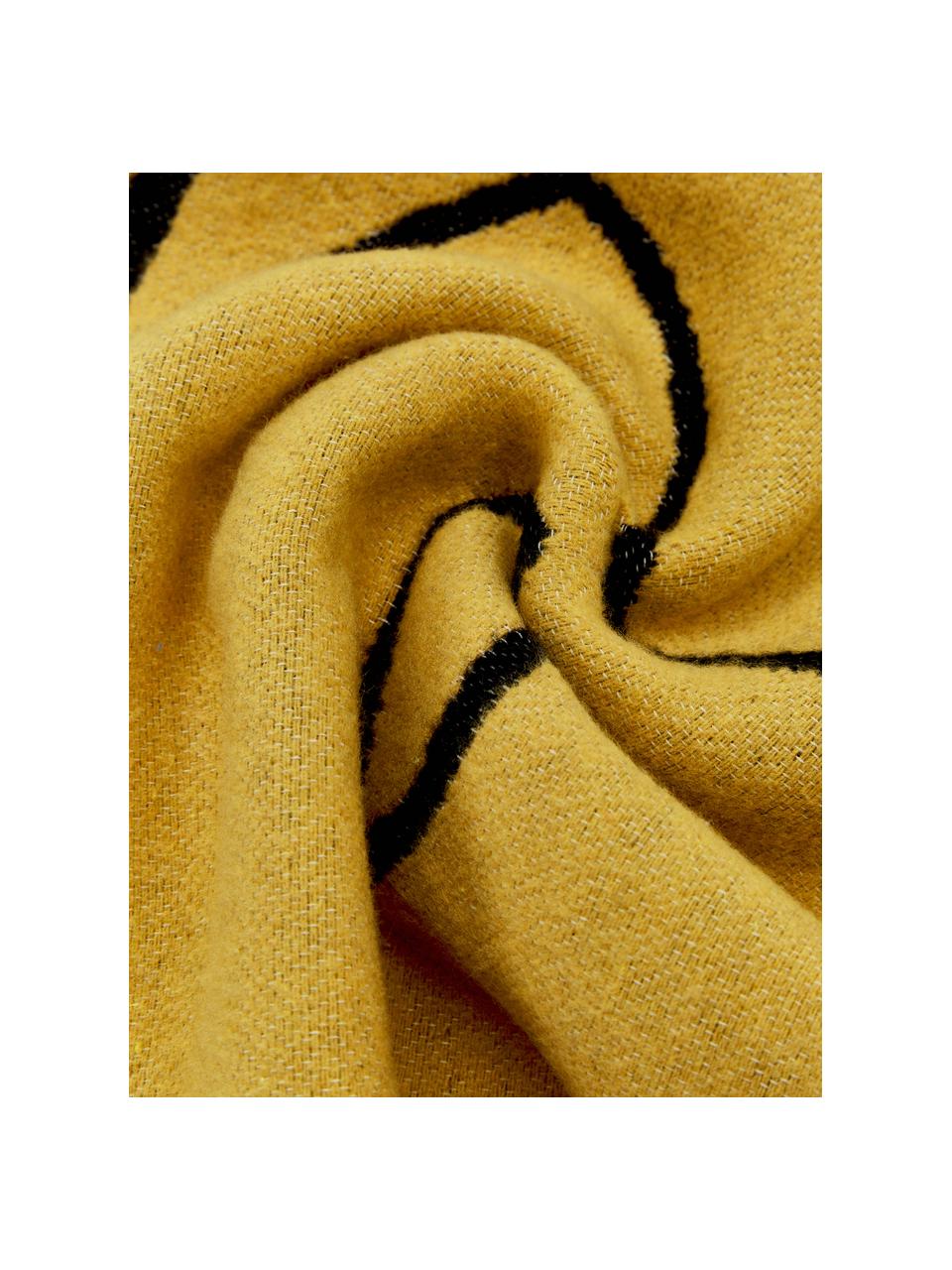 Housse de coussin 50x50 jaune Nova Face, Jaune