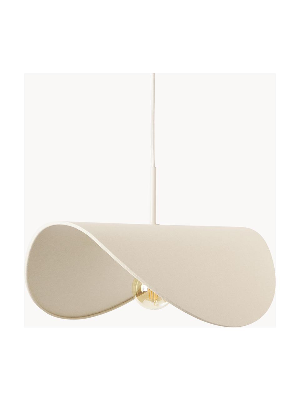 Suspension design en lin Kenzie, Beige clair, larg. 55 x prof. 37 cm