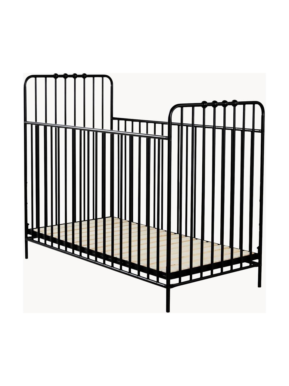 Babybed Bexley, Zwart, 60 x 120 cm