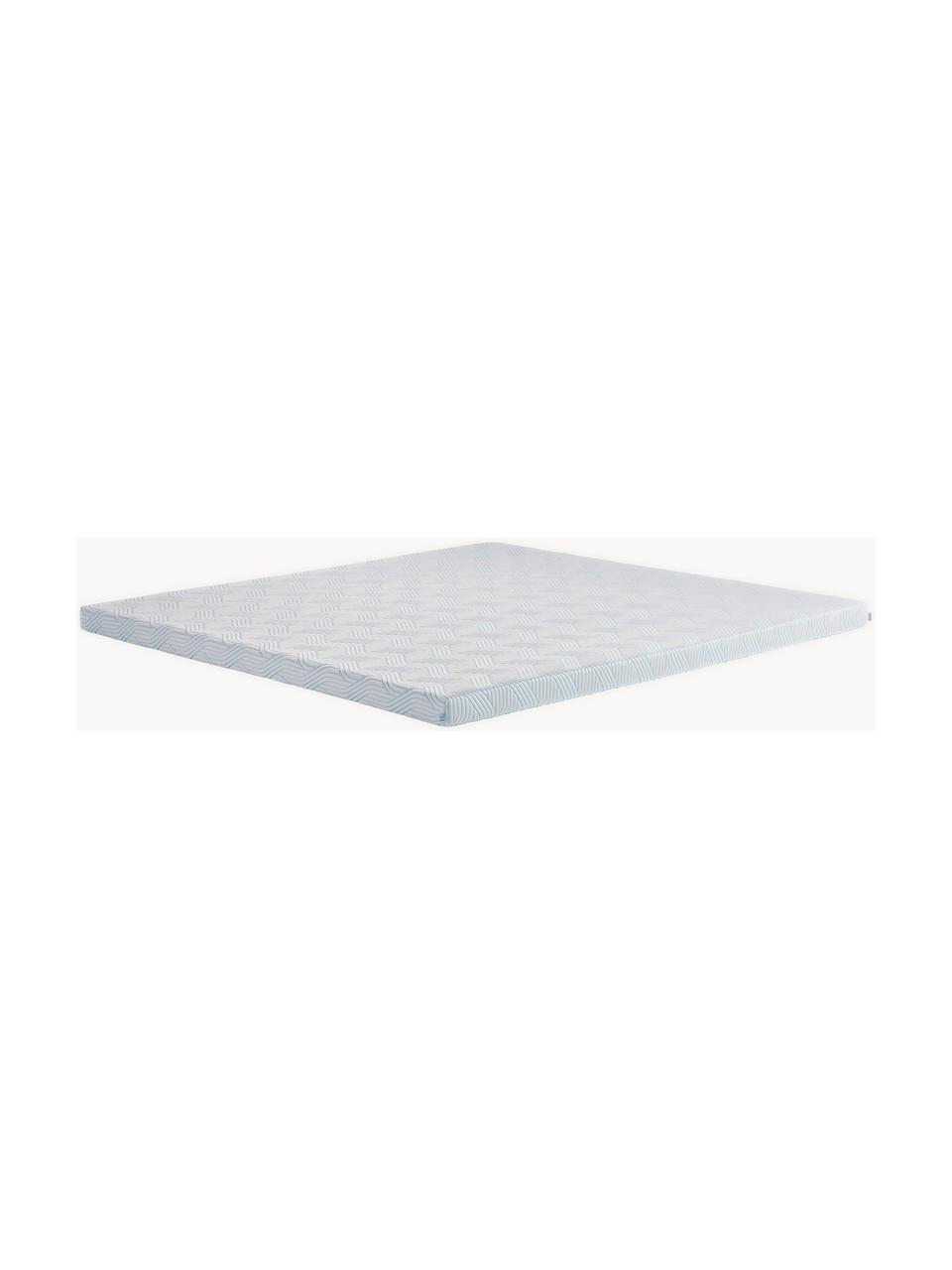 Viscoelastischer Memory-Foam-Topper Pro Plus SmartCool Soft, Oberseite: 61 % Polyester, 38 % Poly, Unterseite: 100 % Polyester, Weich, B 200 x L 200 cm