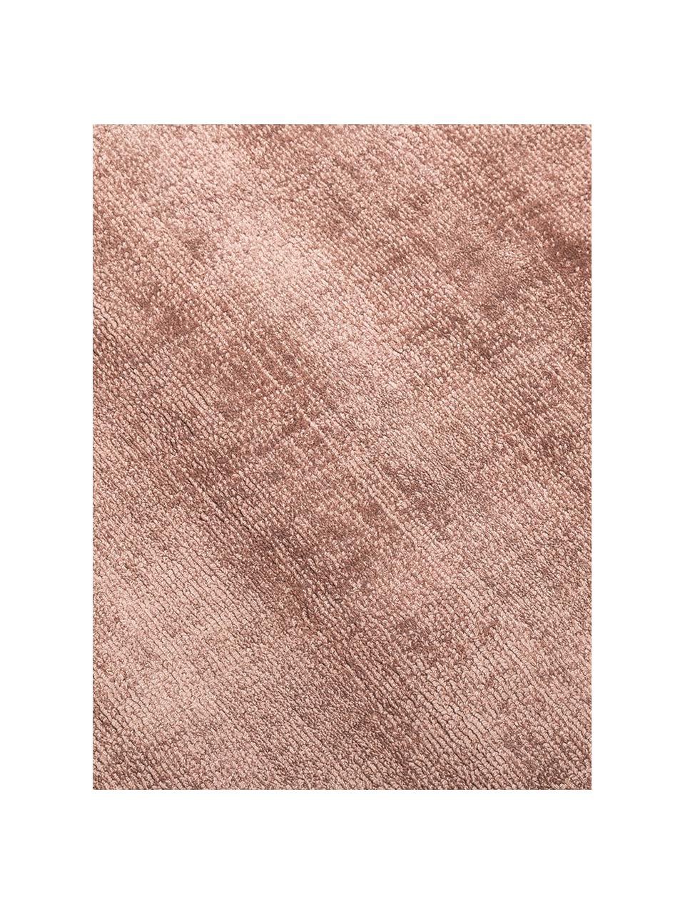 Ręcznie tkany dywan z wiskozy Jane, Terakota, S 160 x D 230 cm (Rozmiar M)