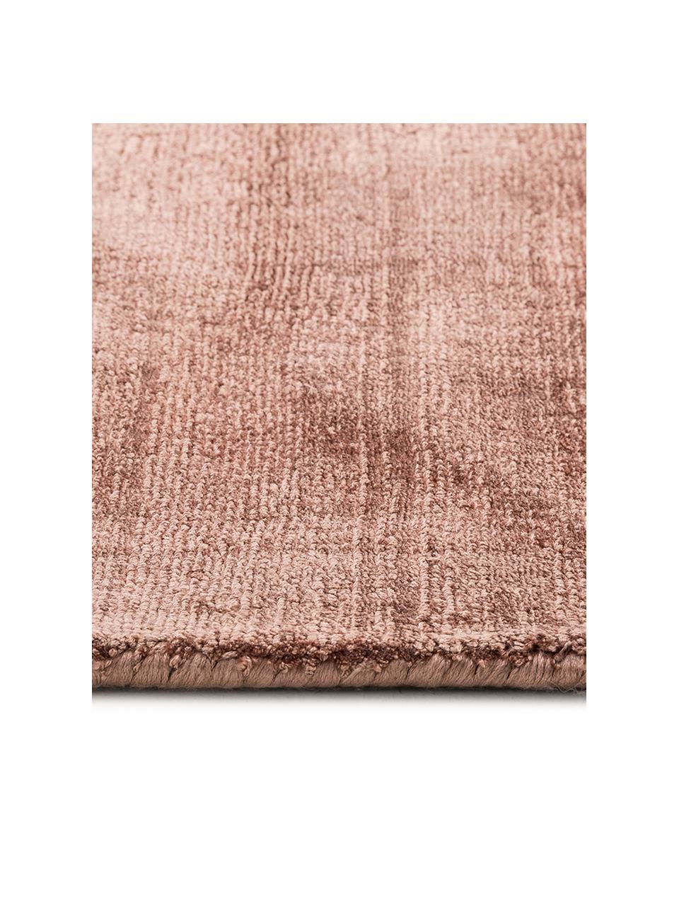 Ręcznie tkany dywan z wiskozy Jane, Terakota, S 160 x D 230 cm (Rozmiar M)