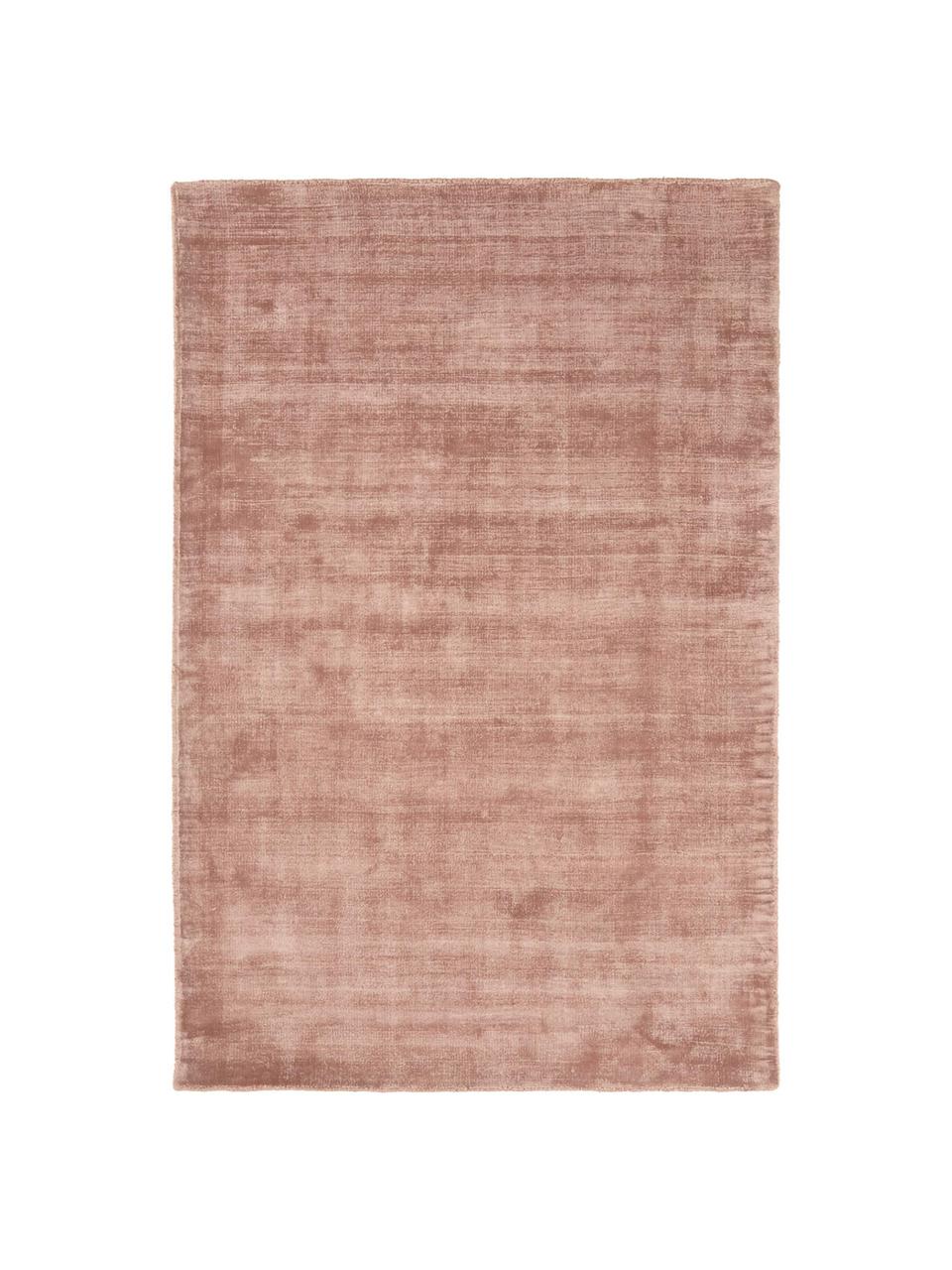 Ręcznie tkany dywan z wiskozy Jane, Terakota, S 160 x D 230 cm (Rozmiar M)