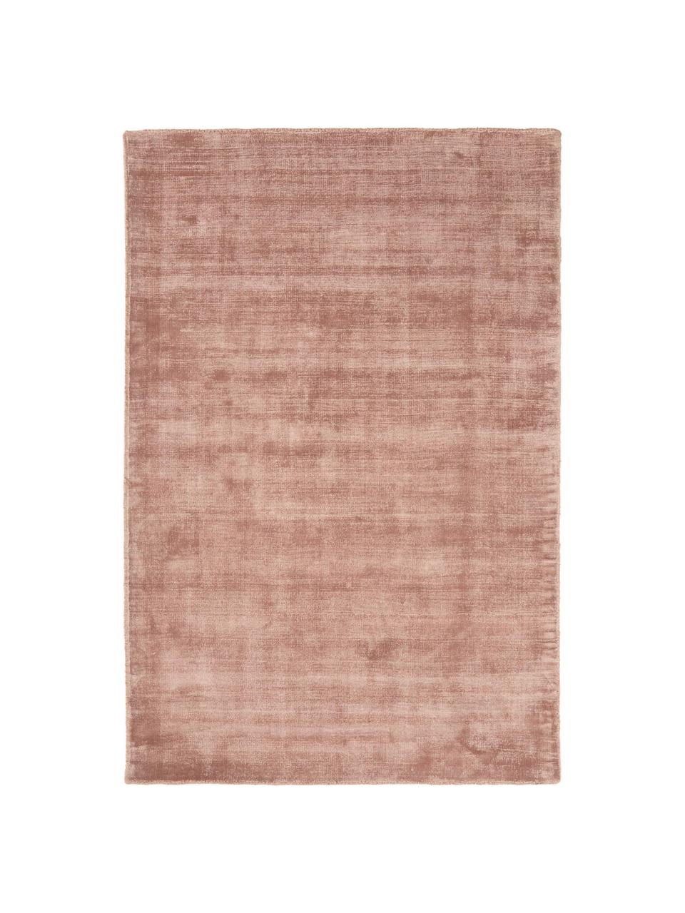 Ručne tkaný koberec z viskózy Jane, Terakotová, Š 160 x D 230 cm (veľkosť M)