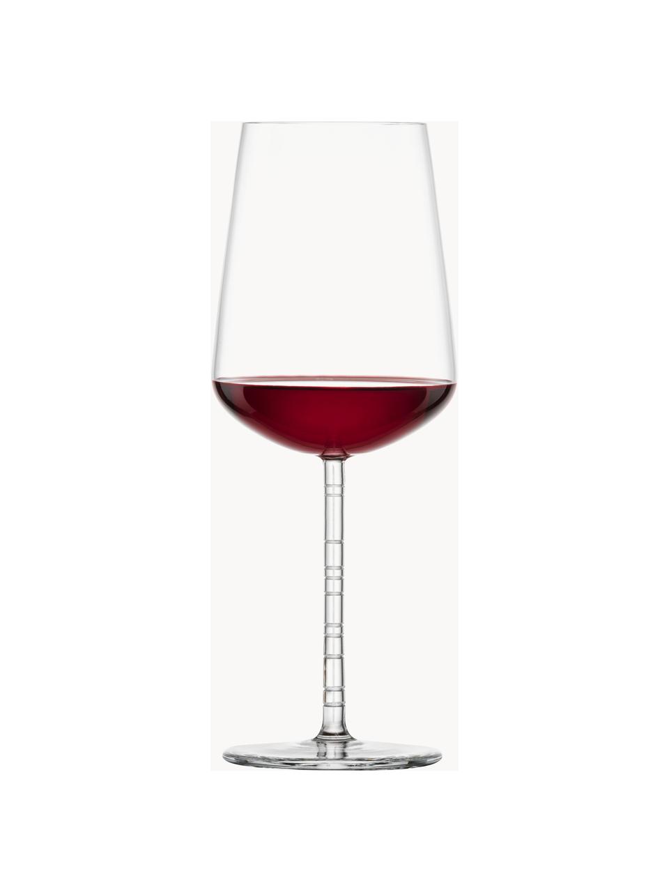 Krištáľové poháre na červené víno Journey, 2 ks, Tritanové krištáľové sklo, Priehľadná, Ø 10 x V 25 cm, 630 ml