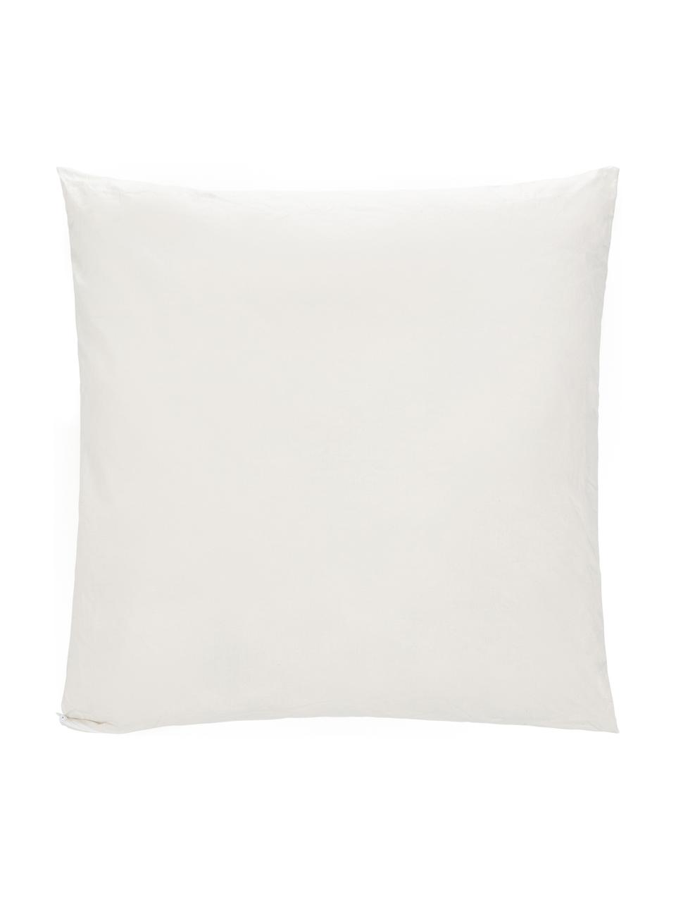 Wegańska poduszka z kapoka i bawełny, miękka, Biały, S 80 x D 80 cm