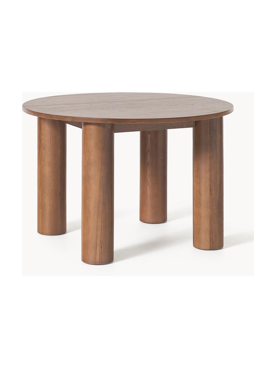 Okrúhly stôl z dubového dreva Ohana, Ø 120 cm, Masívne dubové drevo, ošetrené olejom
Tento produkt je vyrobený z trvalo udržateľného dreva s certifikátom FSC®., Dubové drevo, hnedá ošetrené olejom, Ø 120 cm