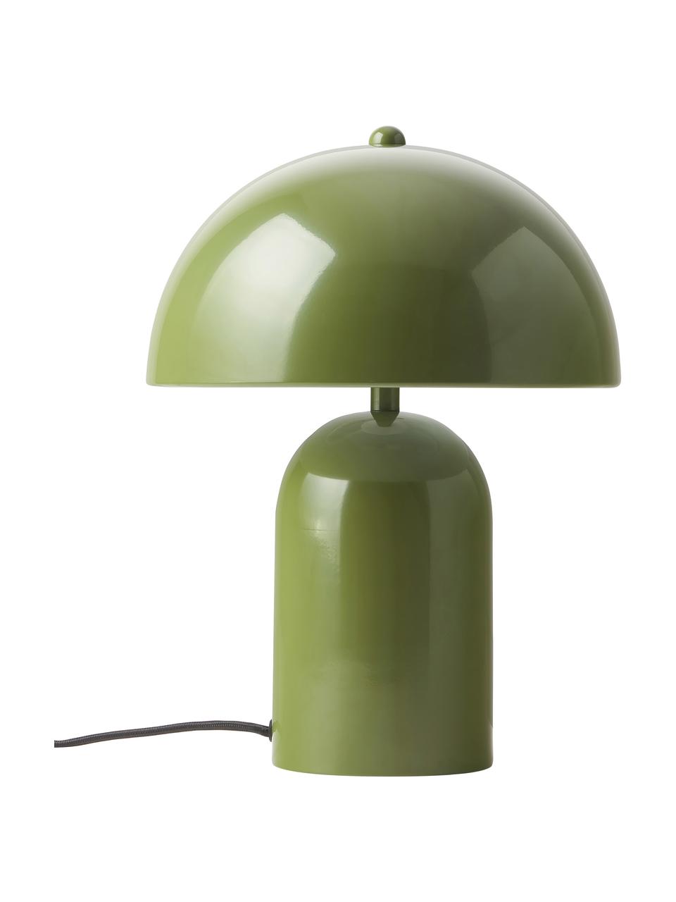Lampa stołowa Walter, Zielony, błyszczący, Ø 25 x W 34 cm