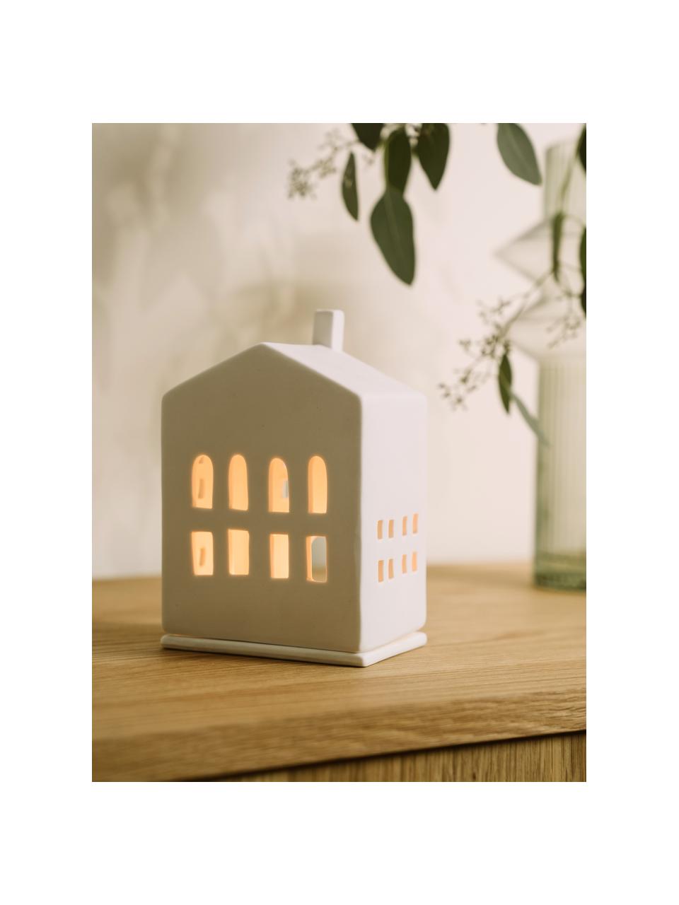 Porzellan-Lichthaus Living, Porzellan, Weiß, B 10 x H 15 cm