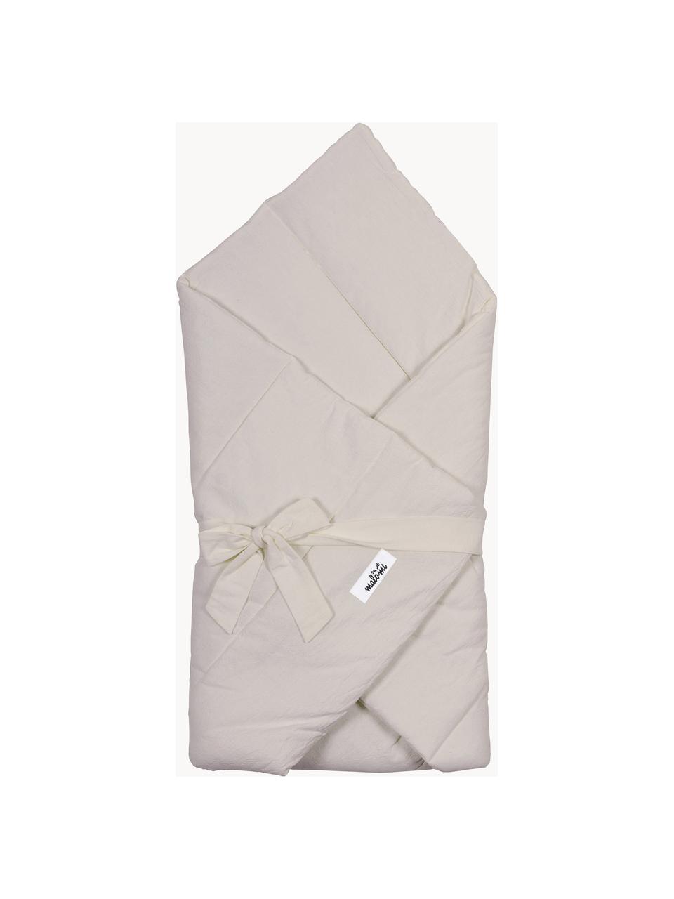 Ručne vyrobená detská bavlnená deka Horn, 100 % bavlna, Svetlobéžová, Š 75 x D 75 cm
