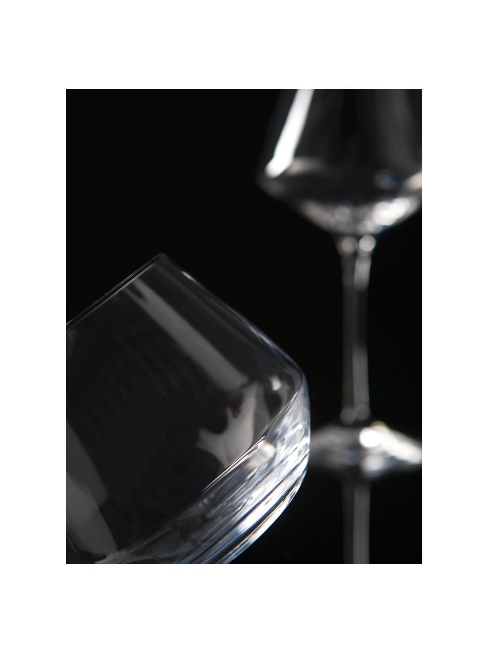 Kristallen glazen Aria, 6 stuks, Kristalglas, Transparant, Ø 11 x H 9 cm, 550 ml