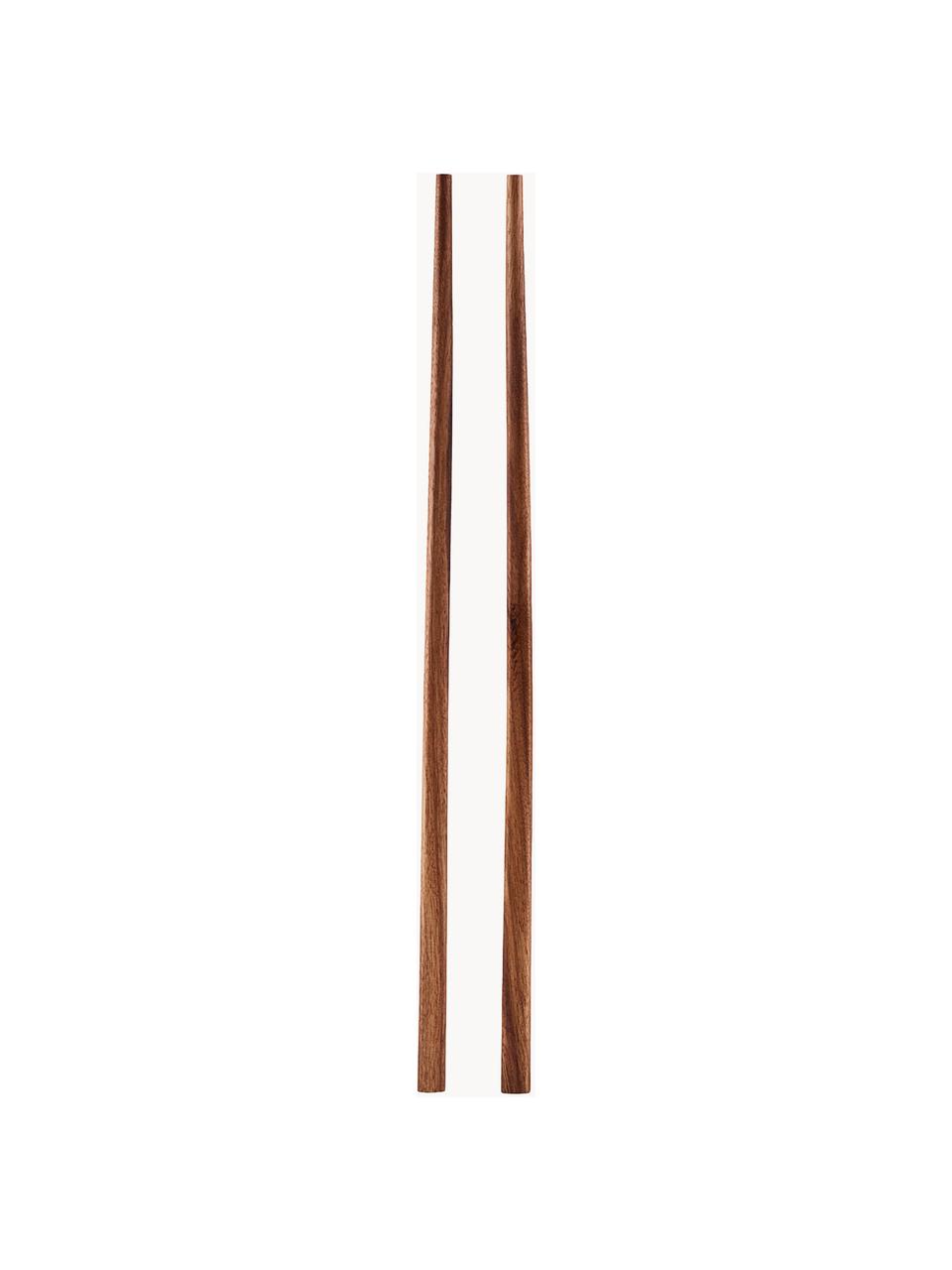 Paličky z dreva Palawan Asia, 6 párov, Drevo Palawan, Tmavé drevo, D 23 cm