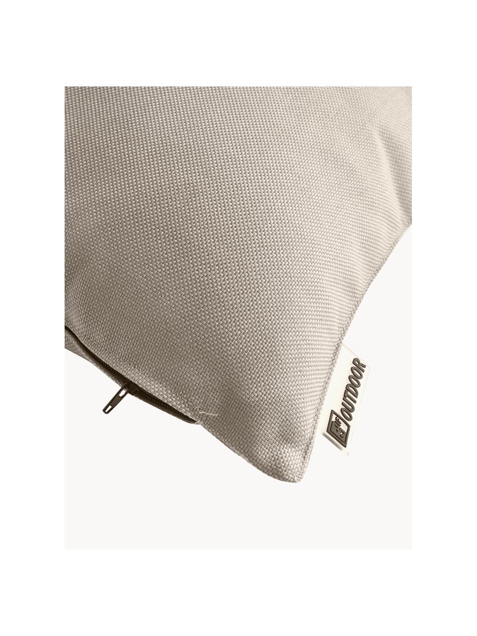 Coussin d'extérieur Olef, 100 % coton, Beige, larg. 45 x long. 45 cm