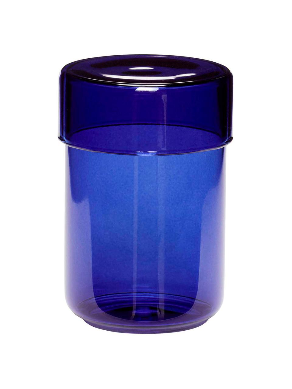 Aufbewahrungsdosen-Set Transisto, 2-tlg., Glas, Blau, Dosen-Set S