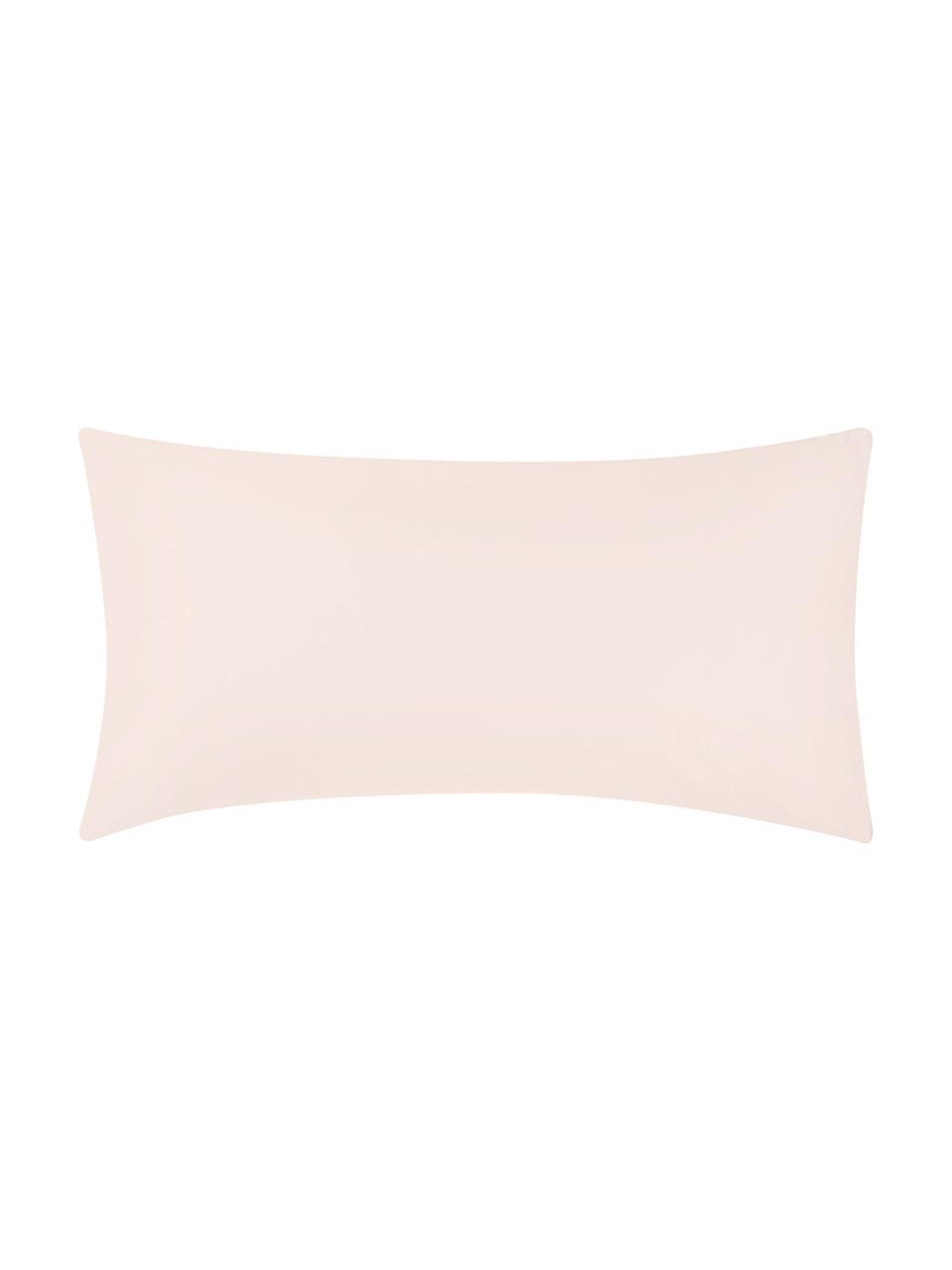 Poszewka na poduszkę z satyny bawełnianej Comfort, 2 szt., Blady różowy, S 40 x D 80 cm