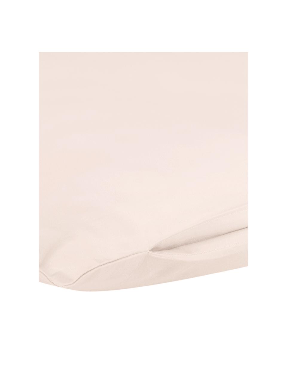Obliečka na vankúš z bavlneného saténu Comfort, 2 ks, Bledoružová, Š 40 x D 80 cm