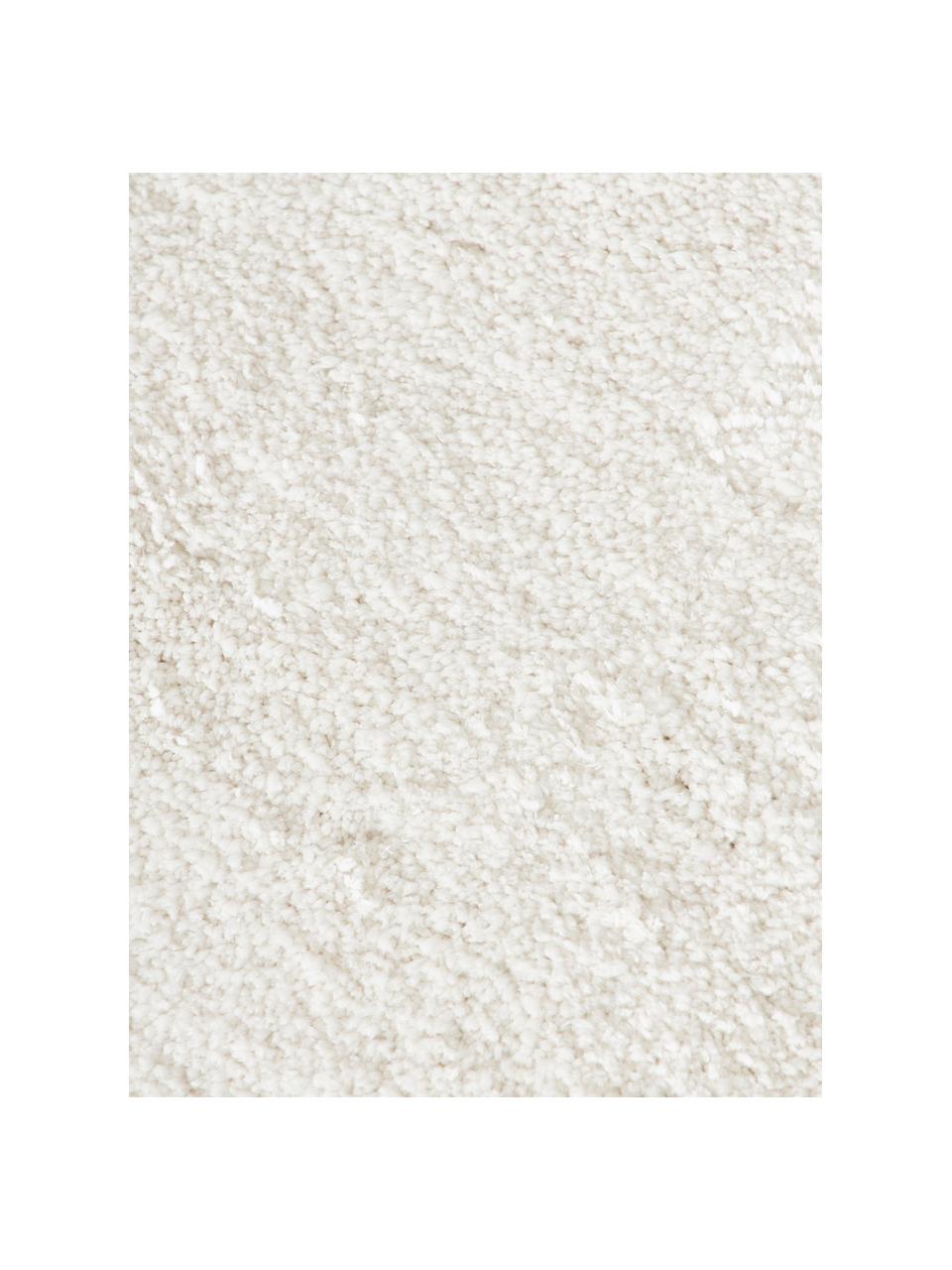 Flauschiger Hochflor-Teppich Leighton, Flor: Mikrofaser (100 % Polyest, Off White, B 120 x L 180 cm (Größe S)