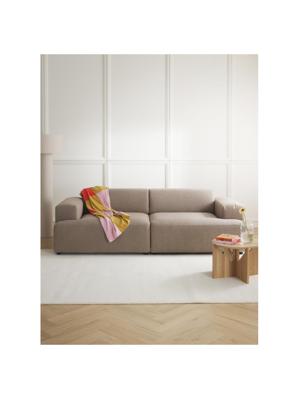 Pohovka Melva (3-miestna), Hnedá, Š 238 x H 101 cm