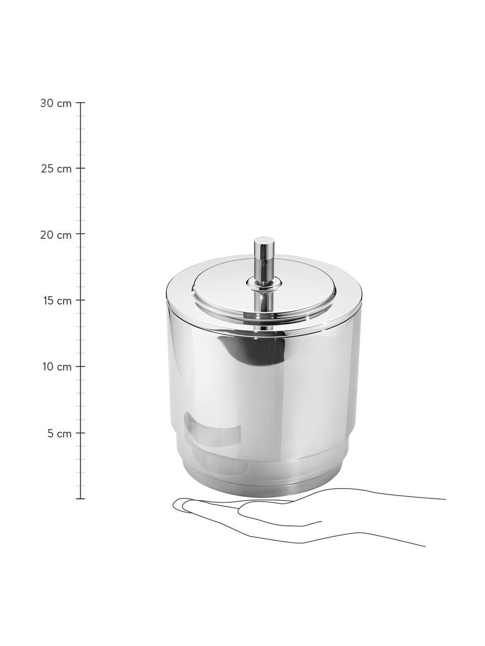 Set secchiello per ghiaccio con pinza in acciaio inossidabile Manhattan 2 pz, Acciaio inossidabile lucidato a specchio, Acciaio inossidabile, Set in varie misure