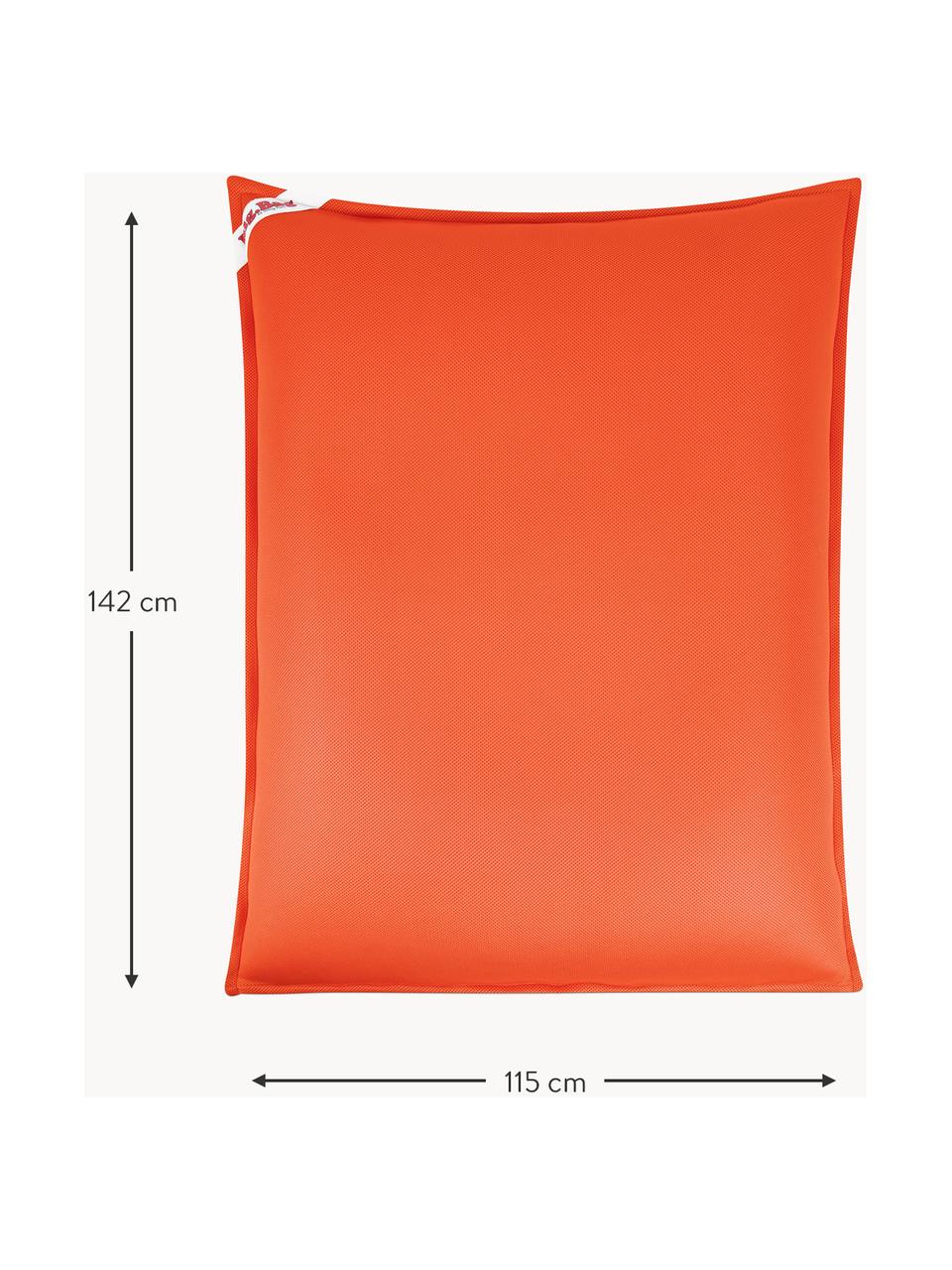 Pouf piscine Calypso, Orange, long. 142 x larg. 115 cm