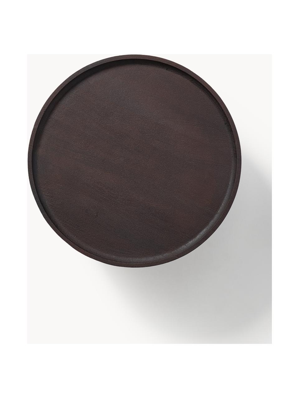 Table basse ronde en manguier Benno, Bois de manguier massif, laqué

Ce produit est fabriqué à partir de bois certifié FSC® issu d'une exploitation durable, Manguier brun foncé laqué, Ø 80 cm