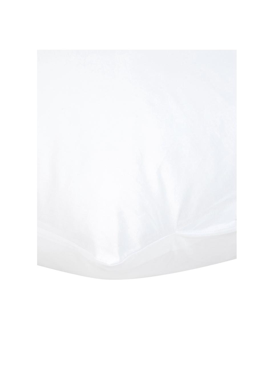 Baumwollperkal-Kopfkissenbezüge Mr&Mrs mit Schriftzug, 2er-Set, Webart: Perkal Fadendichte 180 TC, Weiß, B 40 x L 80 cm