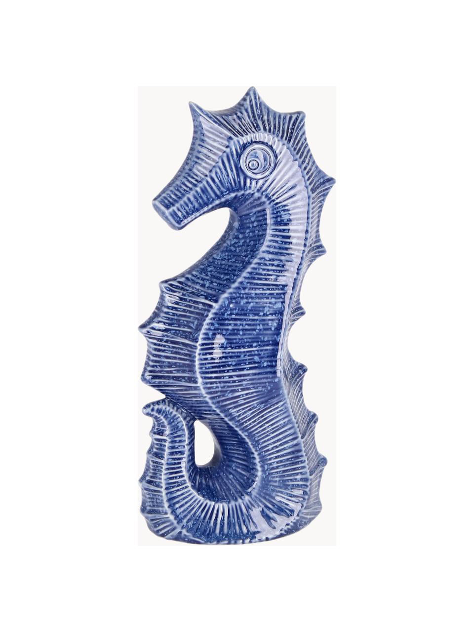 Objet décoratif en porcelaine Favignana, Porcelaine, Gris-bleu, larg. 13 x haut. 27 cm