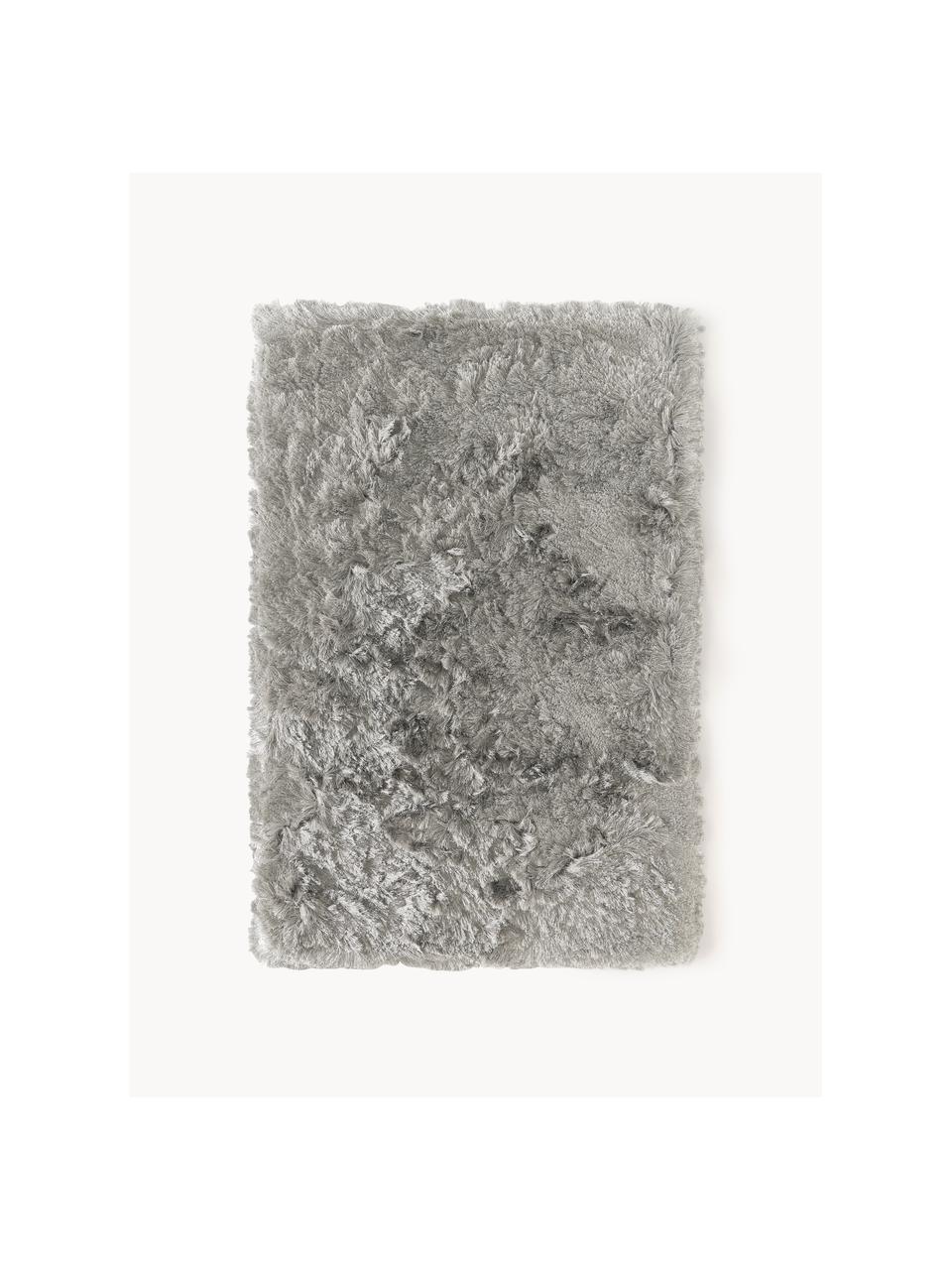 Třpytivý koberec s vysokým vlasem Jimmy, Tmavě šedá, Š 160 cm, D 230 cm (velikost M)