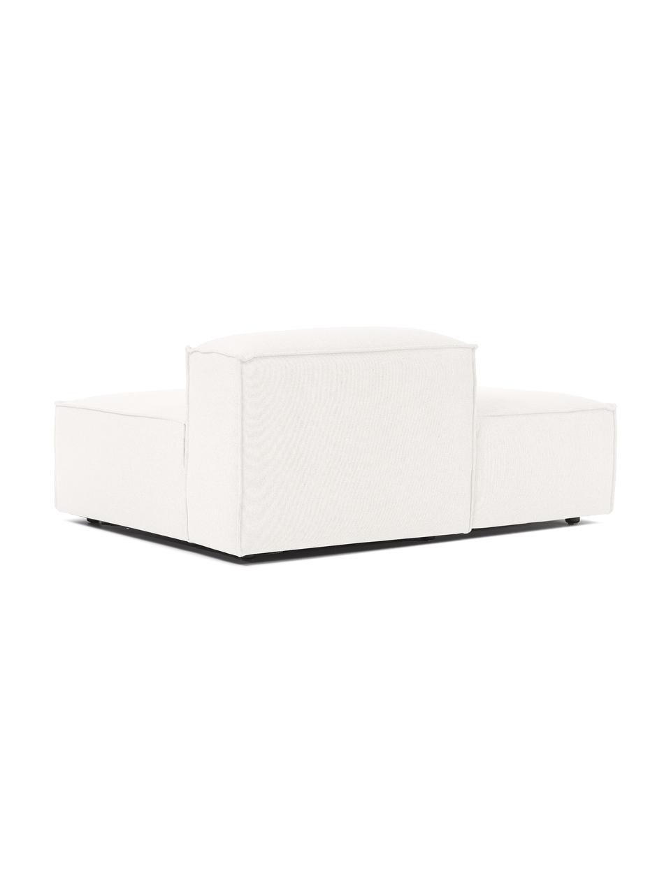 Diván modular Lennon, Tapizado: 100% poliéster Alta resis, Estructura: madera de pino maciza, ma, Patas: plástico, Tejido beige, An 150 x Al 68 cm, respaldo derecho