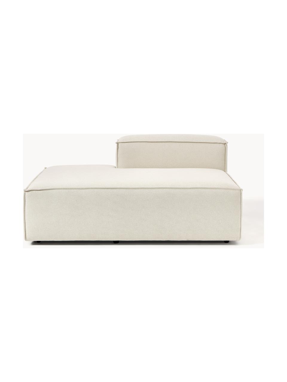 Diván modular Lennon, Tapizado: 100% poliéster Alta resis, Estructura: madera contrachapada de p, Patas: plástico Este producto es, Tejido blanco Off White, An 150 x F 123 cm, respaldo derecho