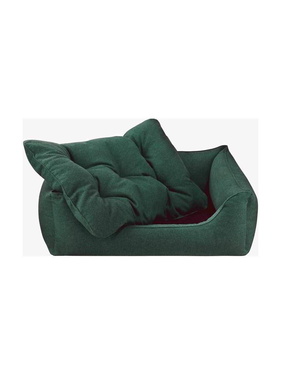 Hundebett Filz, verschiedene Größen, Bezug: 100 % Filz Der strapazier, Dunkelgrün, B 70 x T 50 cm