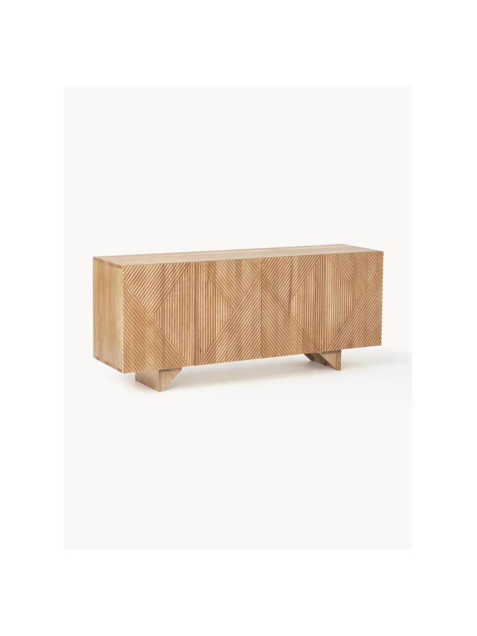 Credenza in legno frassino Louis, Legno di frassino, Larg. 177 x Alt. 75 cm