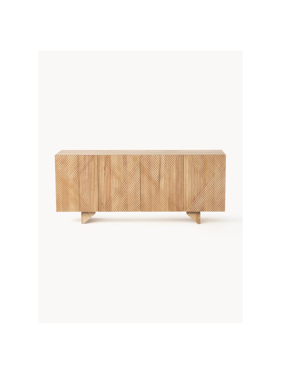 Credenza in legno frassino Louis, Legno di frassino, Larg. 177 x Alt. 75 cm