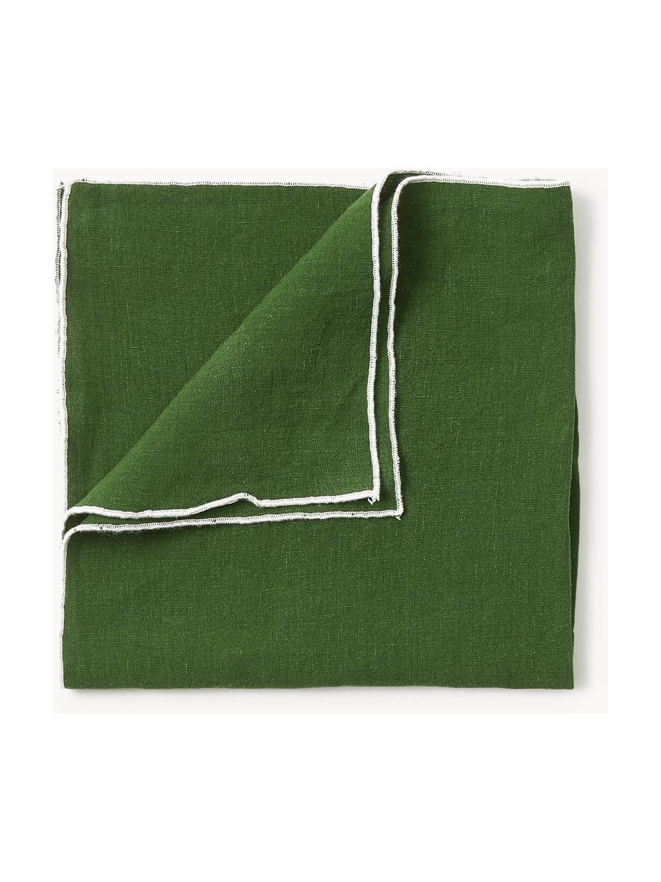 Serviettes en textile Cosmo, 4 pièces, 100 % coton

Le matériau est certifié STANDARD 100 OEKO-TEX®, 4854CIT, CITEVE, Vert foncé, larg. 45 x long. 45 cm