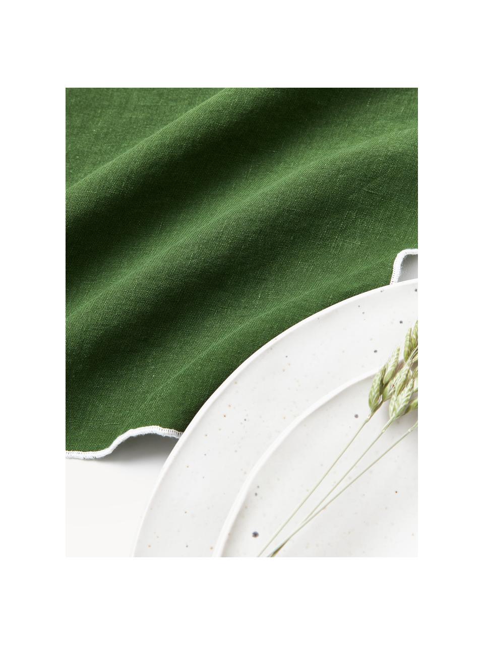 Serviettes en textile Cosmo, 4 pièces, 100 % coton

Le matériau est certifié STANDARD 100 OEKO-TEX®, 4854CIT, CITEVE, Vert foncé, larg. 45 x long. 45 cm