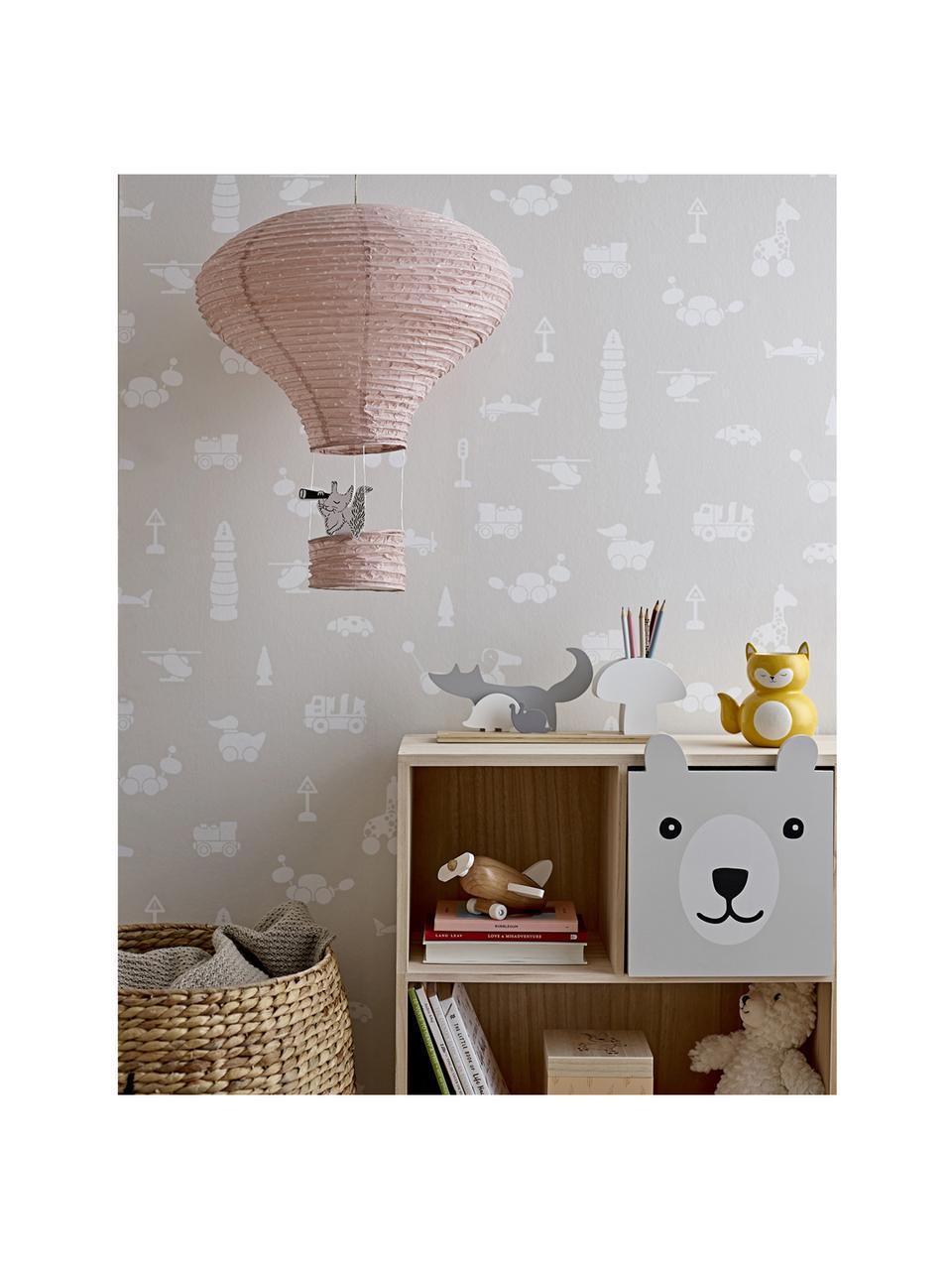 Cesta Bear, Jacinto aquático, Beige, Ø 42 x Al 50 cm