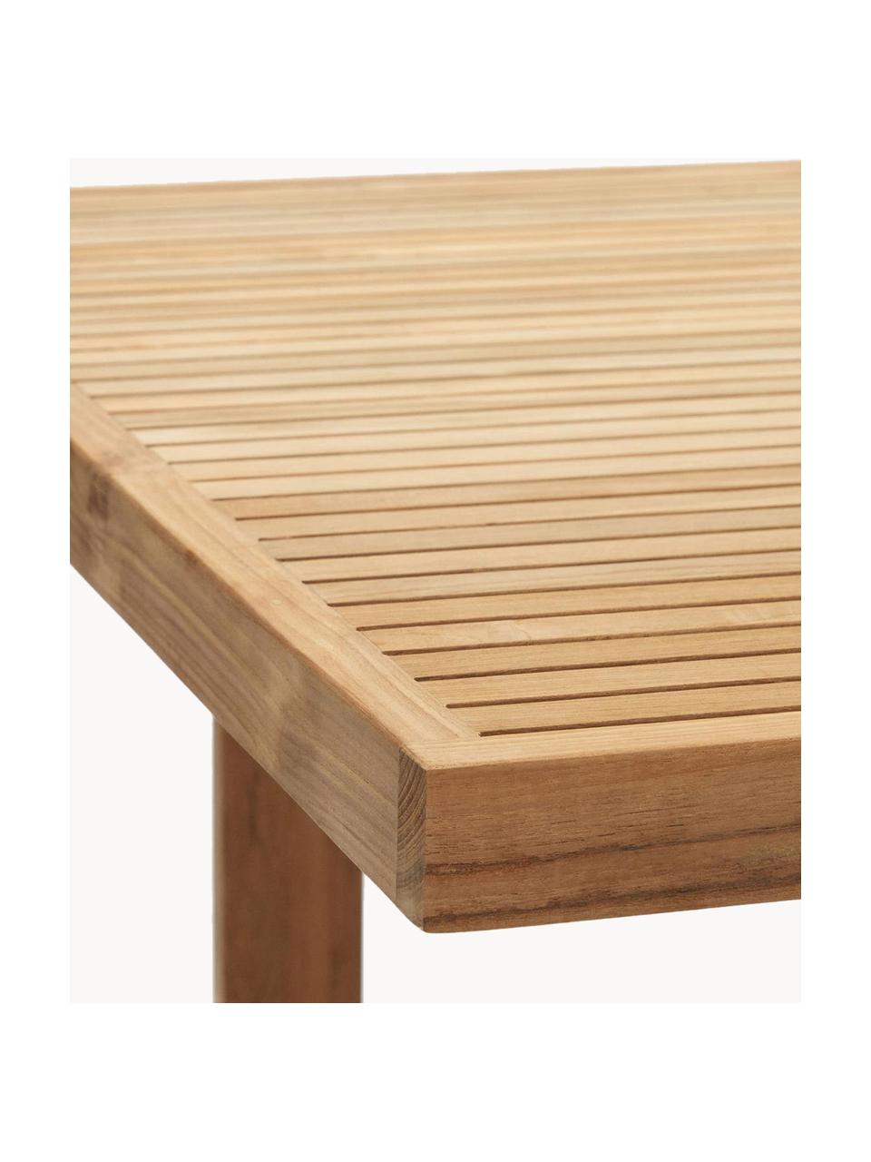 Tavolo da giardino in legno di teak Canadell, 180 x 90 cm, 100% legno di teak, Legno di teak, Larg. 180 x Prof. 90 cm