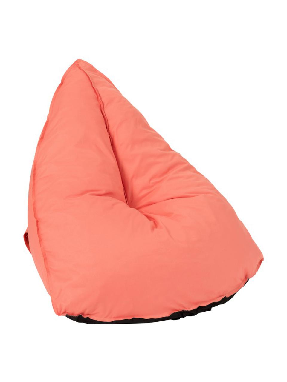 Fauteuil poire corail Triangle, Couleur corail, larg. 94 cm x haut. 81 cm