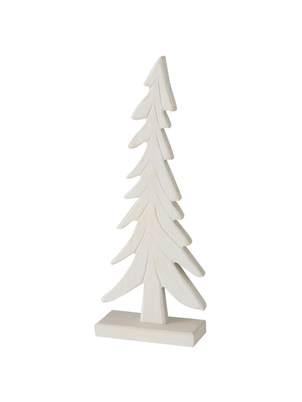 Piezas decorativas abetos de madera de pino Veli, 3 uds., Madera de pino, Madera clara, Set de diferentes tamaños