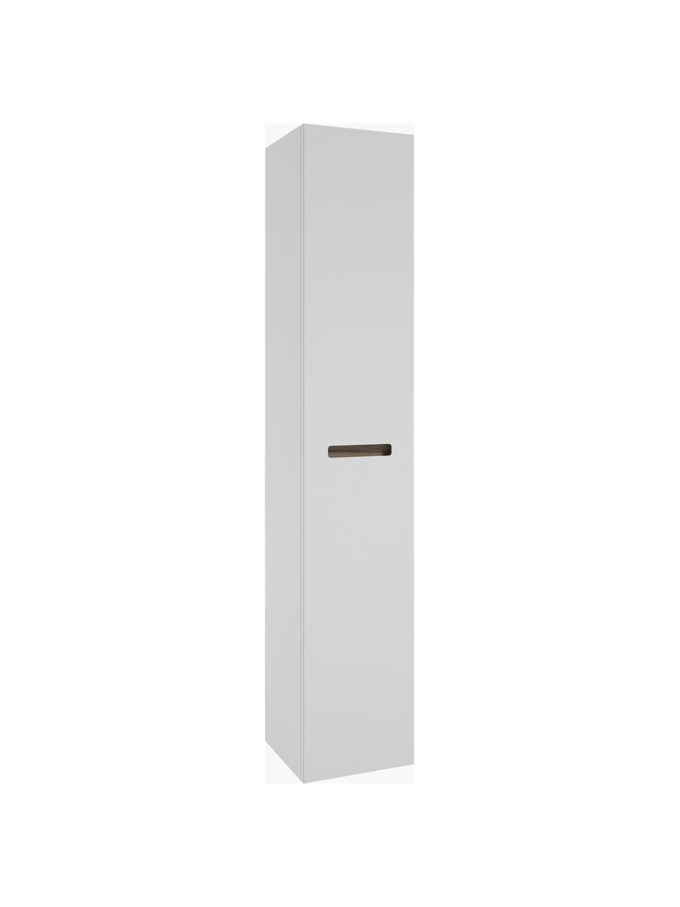 Armadietto bagno alto Senso, larg. 35 cm, Truciolato, MDF, 4 ripiani in vetro, Bianco, Larg. 35 x Alt. 170 cm