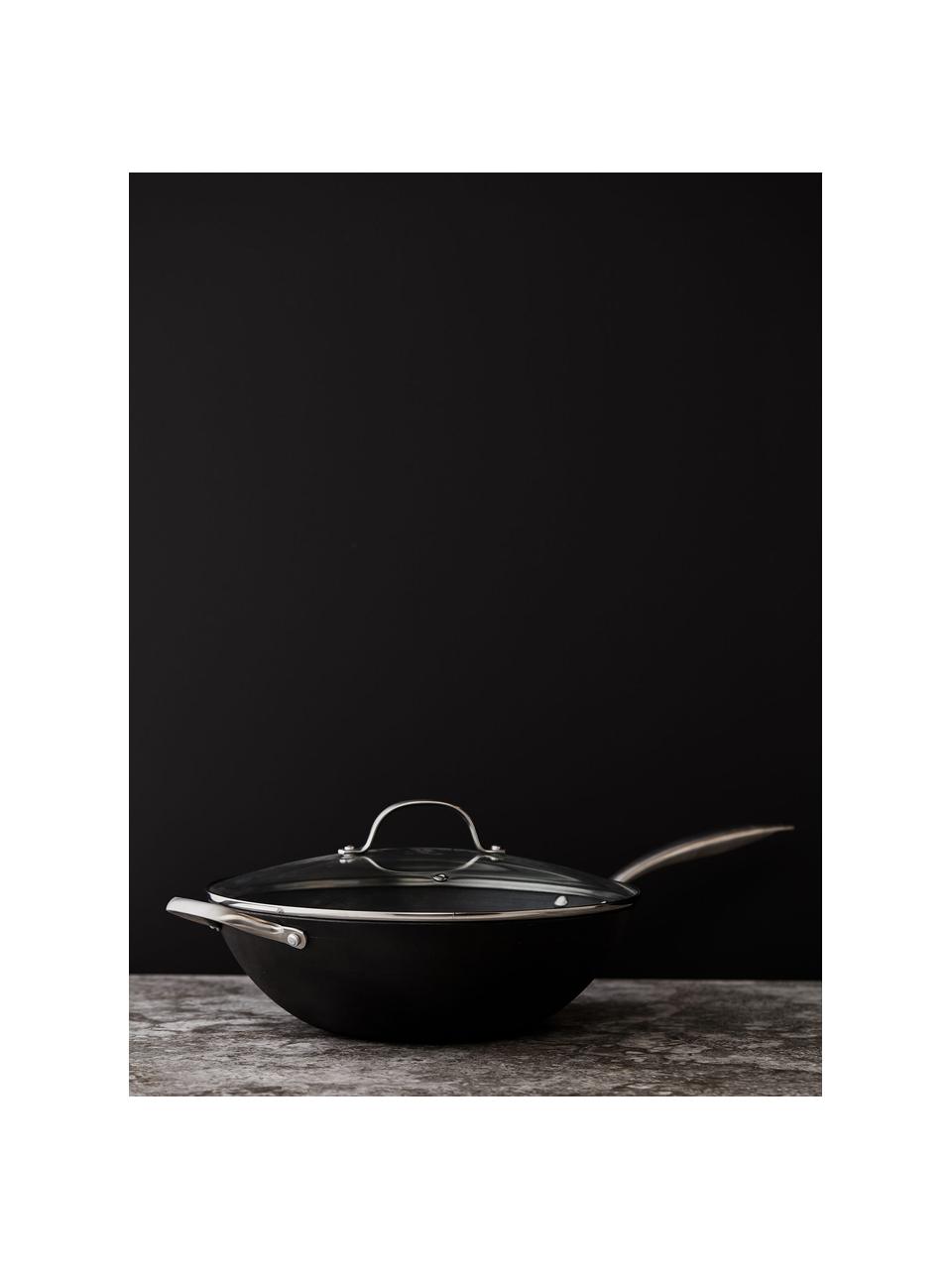 Padella Wok Boussac, Ghisa, Nero, Ø 32 x Alt. 12 cm