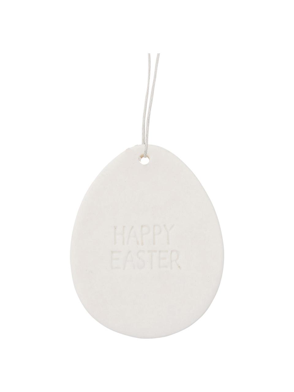 Ciondoli pasqua Easter, 4 pz., Porcellana, Bianco, A 7 cm