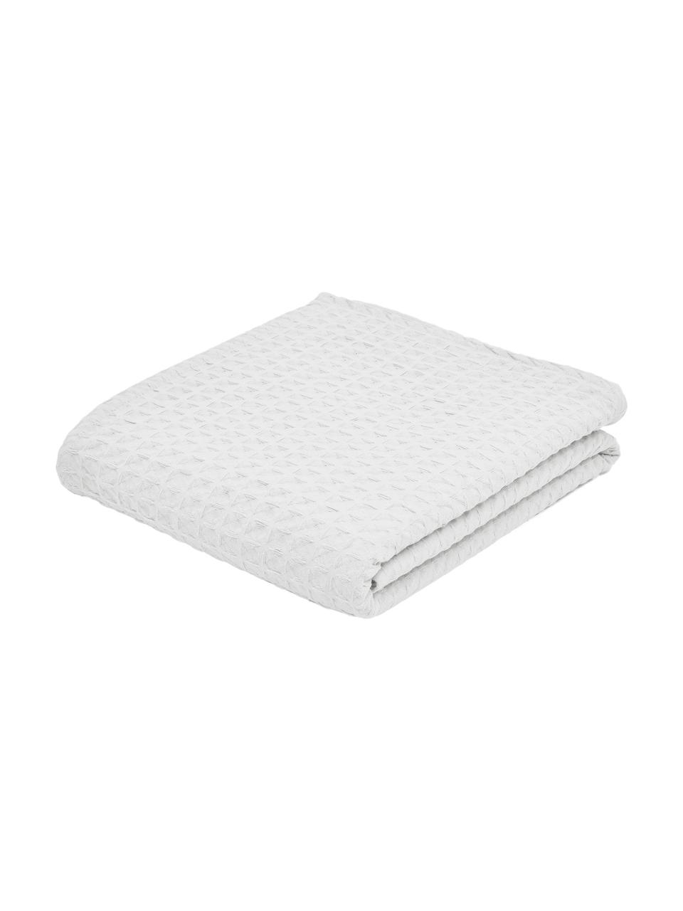 Wafelpiqué bedsprei Panal in wit, 100% katoen, Wit, B 180 x L 260 cm (voor bedden tot 140 x 200)