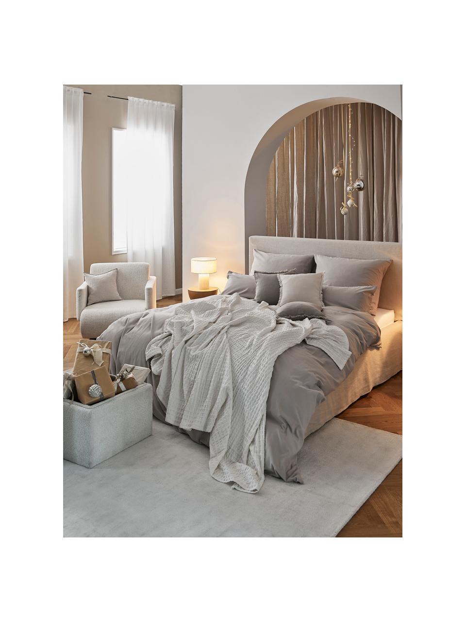 Couvre-lit gaufré Panal, 100 % coton, Blanc, larg. 180 x long. 260 cm (pour lits jusqu'à 140 x 200 cm)