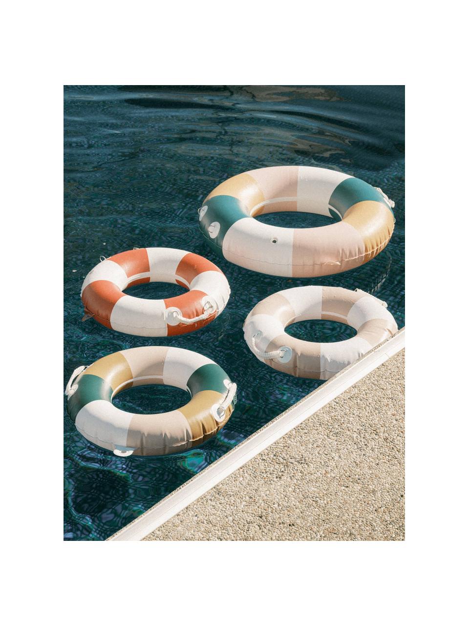 Okrúhle koleso na plávanie Classic, Umelá hmota, Staroružová, biela, Ø 60 x V 15 cm