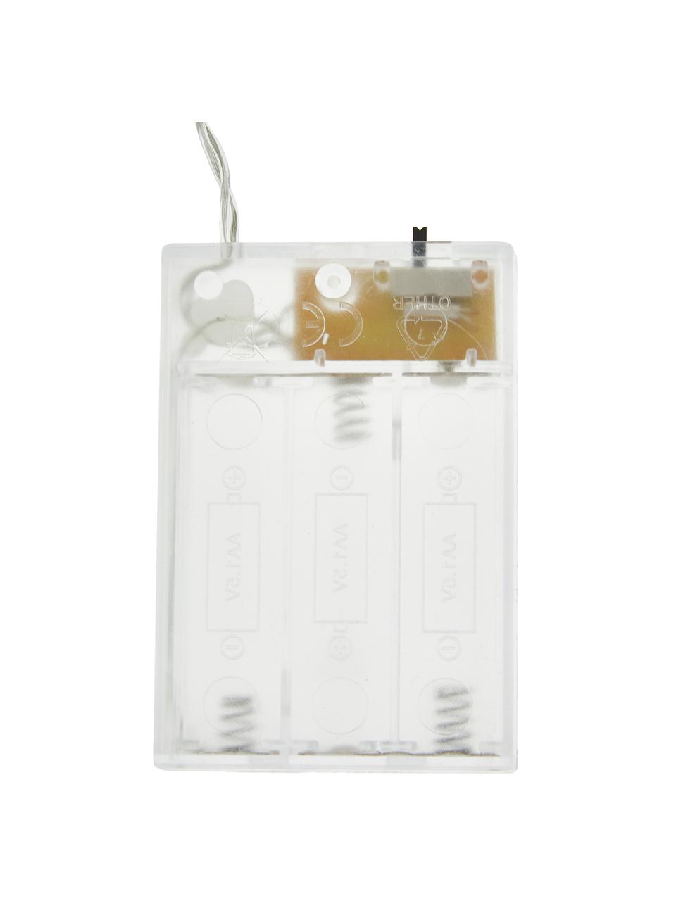 LED-Lichterkette Clippy, 135 cm, Transparent, L 135 cm