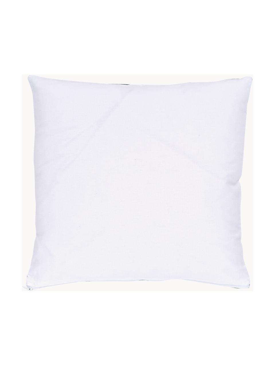 Housse de coussin 45x45 Lines Tree, 100 % coton, Vert foncé, larg. 45 x long. 45 cm