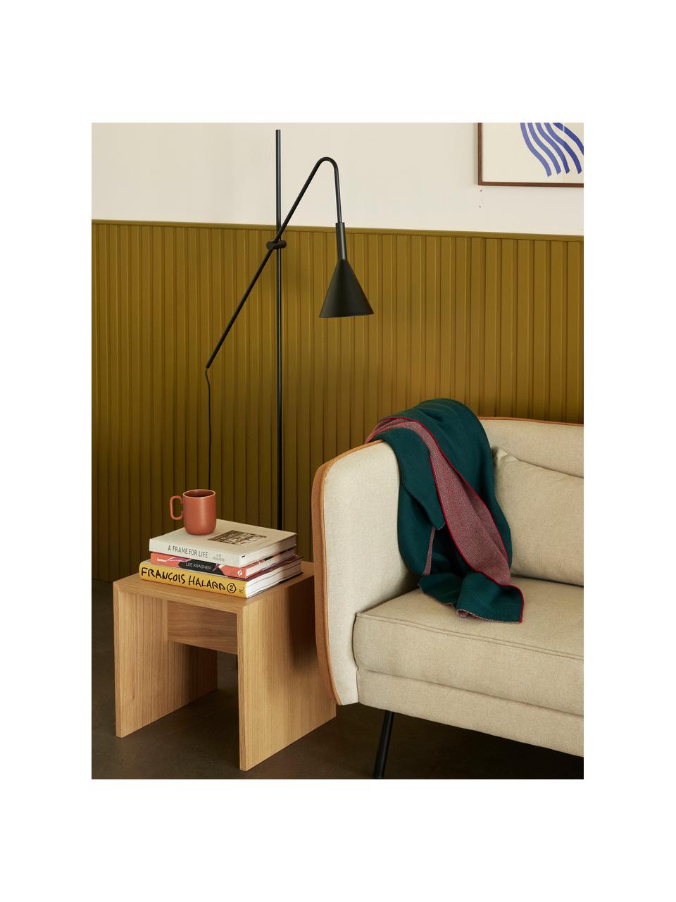 Lampa na čítanie Rope, Čierna, V 167 cm