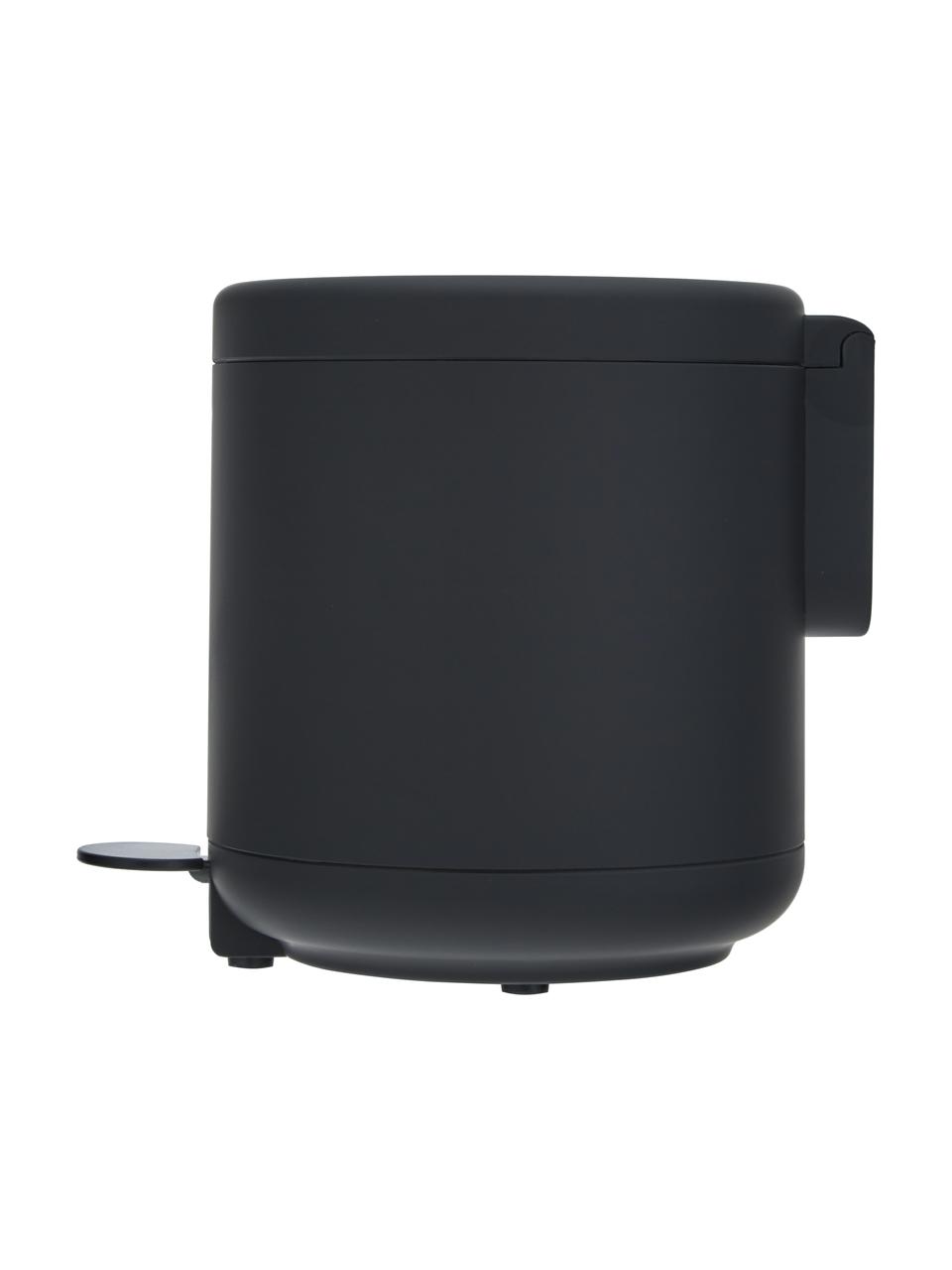 Papelera Ume, Plástico ABS, Negro, 4 L
